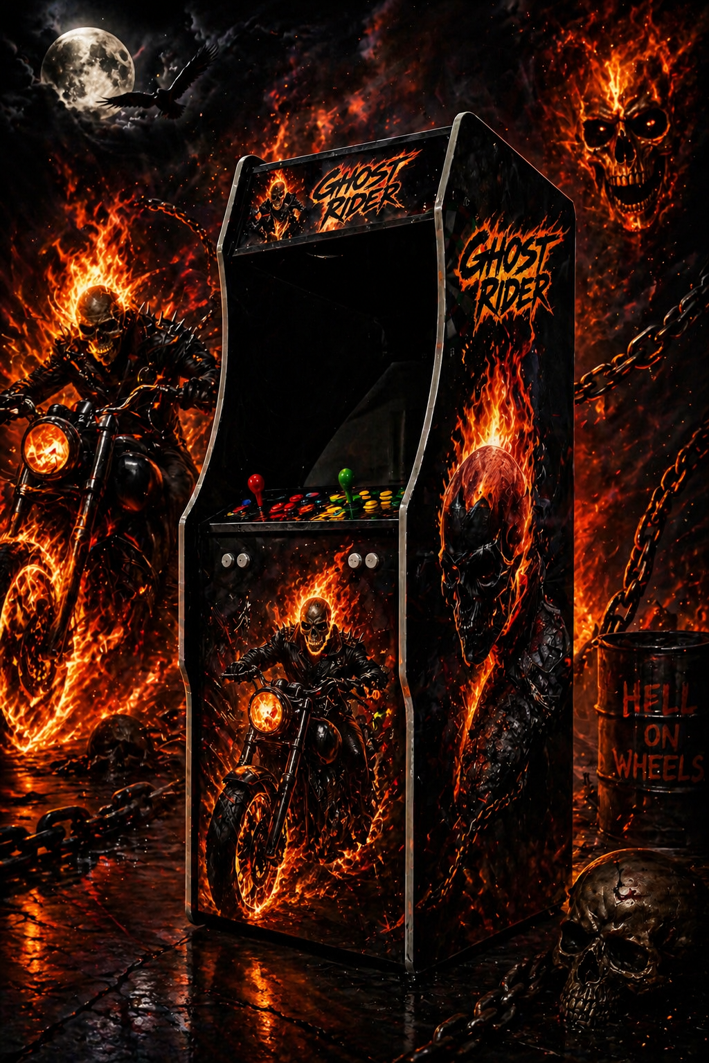 Borne Arcade Ghost Rider XL