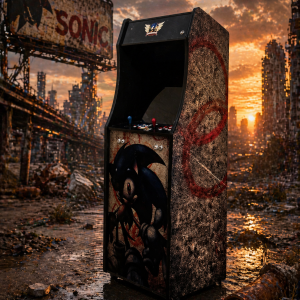 Borne Arcade Sonik Street Art